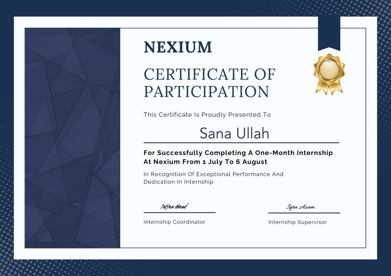 Nexium Internship